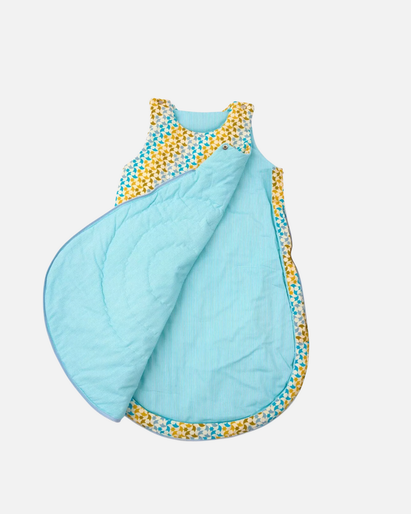 schlafsack blau Saholy Schlafsack Blau & Grün Petit Pan